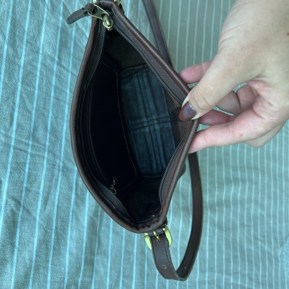 Vintage Coach 4107 SoHo Mini Basket Bag in Mahogany & Brass Hardware - Picture 10 of 10